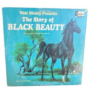 Disney Presents The Story Of Black Beauty Lp Vinyl Disneyland Record Vintage 66’